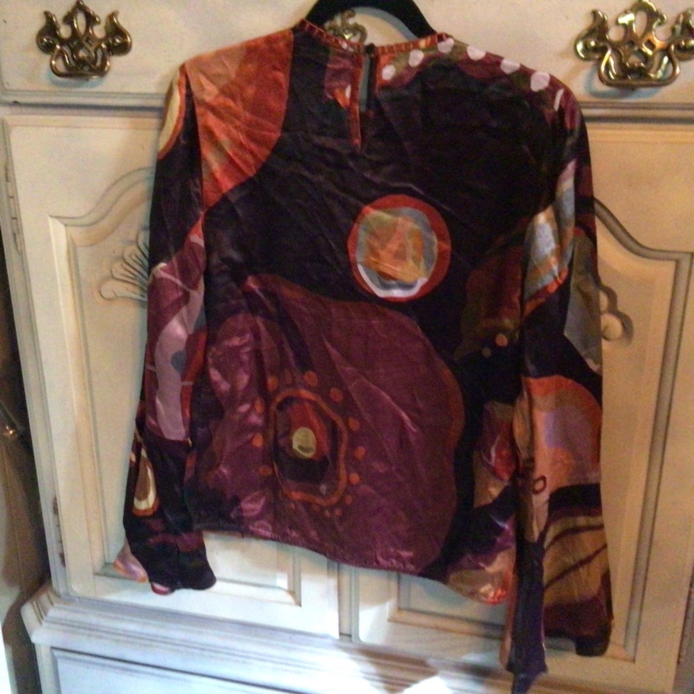 Elegant Multicolor Blouse NWT - Picture 5 of 7